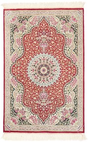 Ghom Tappeto 90x60 (Iran) Annodato A Mano