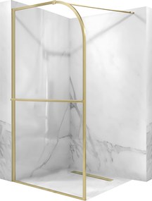 Parete doccia Rea Sky Brush Gold 120