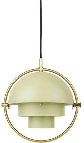 Multi-Lite Lampada a Sospensione Small Brass/Desert Sage - GUBI