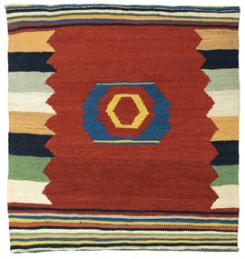 Kilim Tappeto 100 x 100 (Iran) Tessuto A Mano