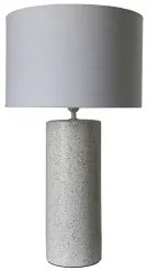 Lampada da tavolo DKD Home Decor Bianco Multicolore Lino Dolomite 25 W 50 W 220 V 42 x 42 x 73,5 cm