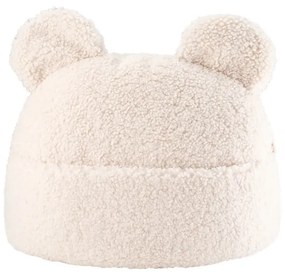 Cuscino per divano da bambini color crema con rivestimento in bouclé Teddy Pouch – Wigiwama
