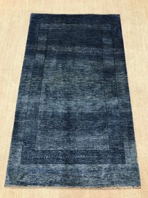 Loribaft Tappeto 100 x 170 Blu (Iran) Annodato A Mano