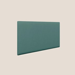 Testata pannello a muro media di varie dimensioni in microfibra smacchiabile T11 petrolio