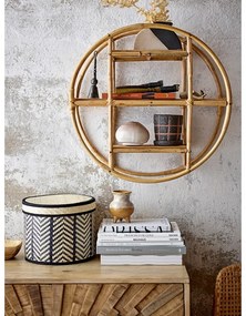 Vasi in terracotta nera/beige dipinti a mano in set di 3 pezzi Nezha - Bloomingville