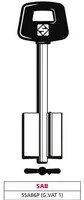 5pz chiave a doppia mappa 5sab6p (g. vat 1) sab vit47661