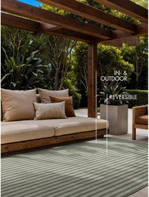 Tappeto da interno/esterno verde/color crema 120x170 cm Haringey Linley – Ted Baker