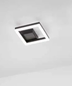 Bard applique nera 1 luce 3394-24-101