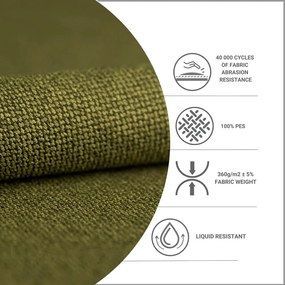 Letto matrimoniale imbottito verde con spazio contenitivo e rete 180x200 cm Noto - Maison de Rêve