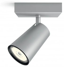 Faretto LED Philips Paisley Metallo Alluminio (10,2 x 10,2 x 9,2 cm)