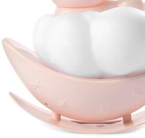 ONLI - LED Luce notturna ricaricabile per bambini NUVOLINA LED/2,5W/5V coniglietto/rosa