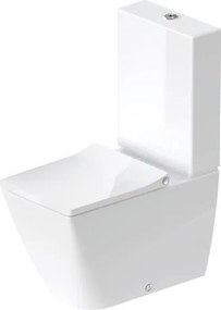 Vaso Monoblocco senza brida a cacciata Scarico Vario orizzontale o verticale cassetta e sedile non inclusi bianco Viu 2191090000 Duravit