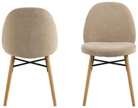 Sedia da pranzo beige Sophia - Actona