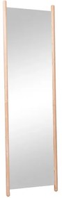 Specchio quadrato in legno naturale 40 x 140 cm