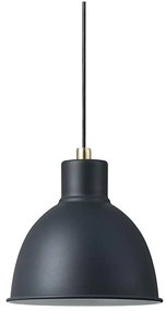 Nordlux - Lampadario a sospensione con filo POP 1xE27/60W/230V nero