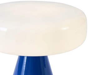 Lampada da tavolo retrò blu con bianco - Knob