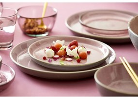 Piatto rosa/grigio in gres ø 27 cm Gastro Grey/Light Pink – Bitz