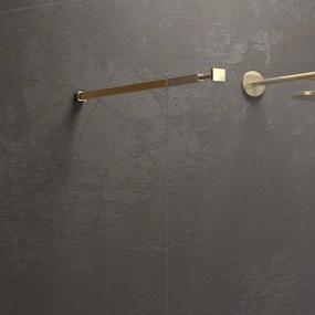 Kamalu - Doccia walkin 170cm con profilo finitura oro spazzolato | KW-100G