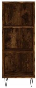 Credenza Rovere Fumo 34,5x34x180 cm in Legno Multistrato