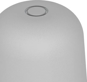 Eglo 901878 - Lampada da tavolo LED ricaricabile dimmerabile per esterni MANNERA-S LED/1,8W/5V IP54 grigia