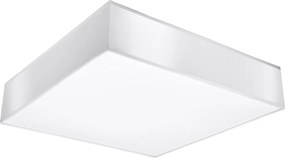 Plafoniera Quadrata da Soffitto in PVC 3xE27 HORUS 45 White da interno