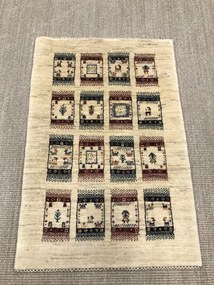 Gashguli Tappeto 70x100 Beige (Iran) Annodato A Mano