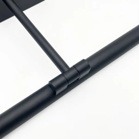 Illuminazione LED per specchio da bagno MIRROR LED/6W/230V 4000K IP44 40 cm nero