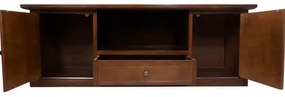 CLAYTON - mobile porta tv in legno massello cm 45 x 160 x 56 h