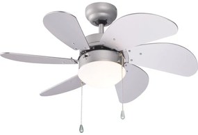 Ventilatore da soffitto Tenerife grigio , D. 76 cm INSPIRE