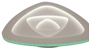 Plafoniera LED moderno EMI, bianco x7 cm, luce con 3 temperature di colore dimmerabile, 3800 lumen