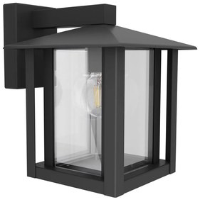 Applique Nera E27 IP54 per Esterni - Serie PILLAR