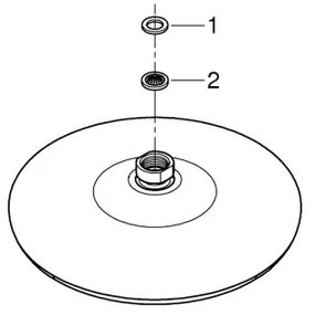 GROHE 26410000 - TEMPESTA 210 mm Soffione doccia, cromato lucido