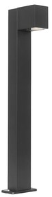 Lampada da terra da esterno industriale nera 65 cm IP44 - Baleno
