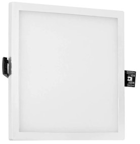 Pannello LED 12W da incasso Quadrato Foro Tondo Ø130mm CCT Colore Bianco Variabile CCT