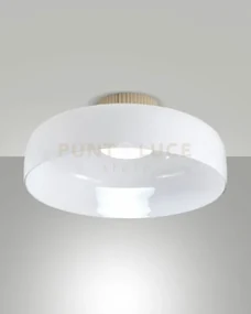 Lunar plafoniera  bianca 1 luce a led cct 2700k - 3000k - 4000k- 26...
