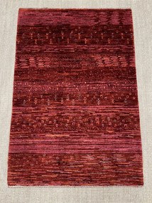Loribaft Tappeto 120 x 80 Rosso (Iran) Annodato A Mano