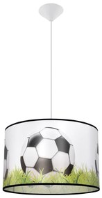 Sollux SL.1429 - Lampadario a sospensione per bambini FOOTBALL 1xE27/15W/230V diametro 40 cm