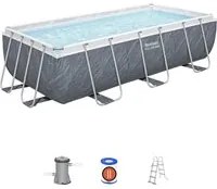 Piscina fuori terra 404x201x100 cm Steel Pro Max Bestway