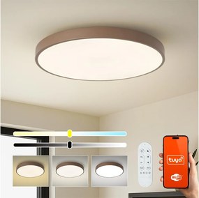 Brilagi-LED Lampada dimmerabile POOL SMART LED/100W/230V 80 cm Wi-Fi Tuya+telecomando marrone