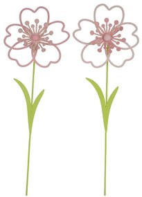 Set di 2 tappi per vasi Rose, altezza 31 cm - Ego Dekor