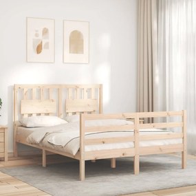 Giroletto con testiera 140x200 cm in legno massello