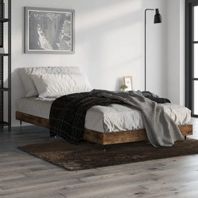 Giroletto Senza Materasso Rovere Fumo 90x200 Cm İn Truciolato /