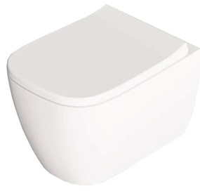 Wc Sospeso Senza Brida Alice Ceramica "Wunder" Bianco Lucido