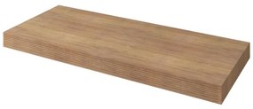 Top per lavabo Plissé BADEN HAUS L 120 x H 8 x P 50 cm rovere tabacco mdf