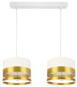 Lampadario su filo MILO 2xE27/60W/230V dorato