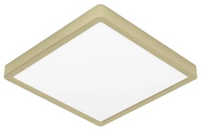 Plafoniera Moderna Fueva 5 In Acciaio Ottone Led Integrato 20,5W 3000K Ip20