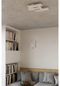 Sollux SL.0198 - Plafoniera FABIANO 3xE27/60W/230V bianco/cromo