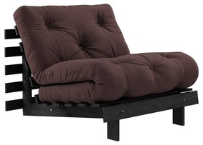 Poltrona marrone scuro Roots Black Night - Karup Design