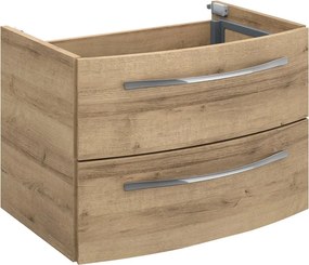 Mobile da bagno sospeso Image di Pelipal L 70 x H 48 x P 48 cm rovere riviera, 2 cassetti