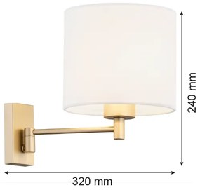 Argon 8370 - Applique DOLCE 1xE27/15W/230V